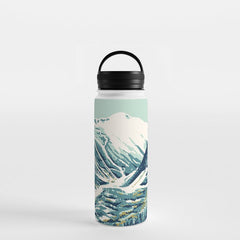 2021 Ski Stowe Vermont Vintage Poster Water Bottle