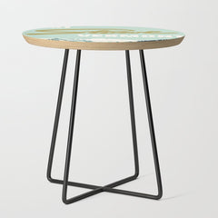 2021 Ski Stowe Vermont Vintage Poster Side Table