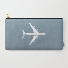 747-400 Jumbo Jet Airliner Aircraft - Slate Carry All Pouch
