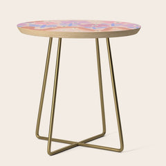70s Retro Floral vibe Side Table