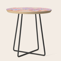 70s Retro Floral vibe Side Table