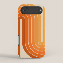 70s Retro Vintage Style Minimal Design 553 iPhone Case