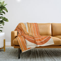 70s Retro Vintage Style Minimal Design 553 Throw Blanket