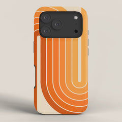 70s Retro Vintage Style Minimal Design 553 iPhone Case