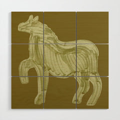 A Horse Says Hello Wood Wall Art