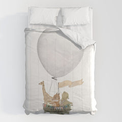 a little balloon adventure Comforter