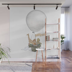 a little balloon adventure Wall Mural