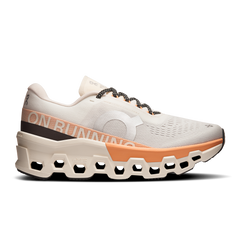 On Running Women's Cloudmonster 2 Shoes - Ivory / Tangerine