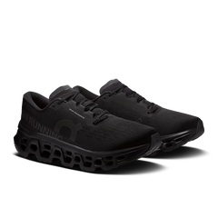 On Running Men's Cloudmonster 3 Wide Shoes - Black / Black