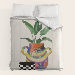 A house plant / Still life Comforter