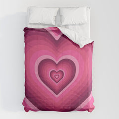 70's Heart Comforter