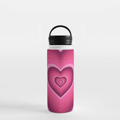 70's Heart Water Bottle