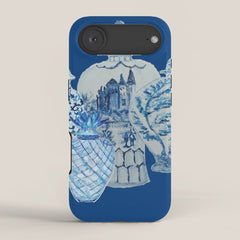 4 Four 4 Blue and White Ginger Jars iPhone Case