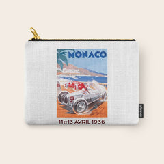 1936 Monaco Grand Prix Race Poster Carry All Pouch