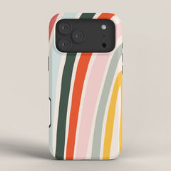 70s Vintage Rainbow iPhone Case