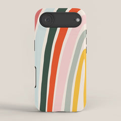 70s Vintage Rainbow iPhone Case