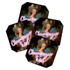 Champagne Diet' Marie Antoinette Coaster