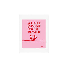A Little Espressi Art Print