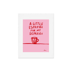 A Little Espressi Art Print