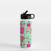 90's Things Print Water Bottle