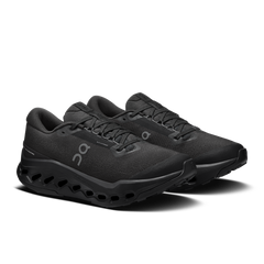 On Running Women's Cloudsurfer Trail 2 Waterproof Shoes - Black / Black