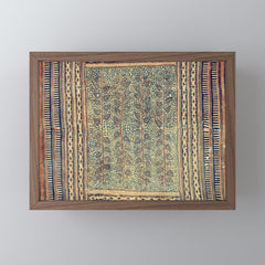18th Century Indian Tree Textile Digital Art Painting Mini Art Print