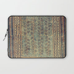 18th Century Indian Tree Textile Digital Art Painting Laptop Sleeve