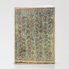 18th Century Indian Tree Textile Digital Art Painting Stationery Card