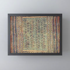 18th Century Indian Tree Textile Digital Art Painting Mini Art Print