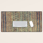 18th Century Indian Tree Textile Digital Art Painting Desk Mat