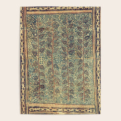18th Century Indian Tree Textile Digital Art Painting Poster