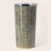 18th Century Indian Tree Textile Digital Art Painting Travel Mug