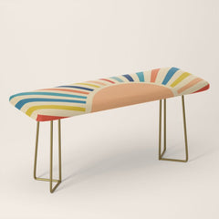60s retro sun Bench