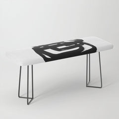 A Heavy Thought White Background Bench