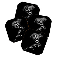 0774-AR BBW Sensual Legs Hips and Ass of a Large Woman Big Beautiful Art Nude Black and White Coaster