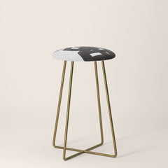 Boulder' Mid Century Modern Fun Abstract Shapes Stool