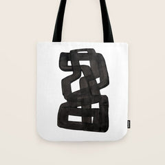 Boulder' Mid Century Modern Fun Abstract Shapes Tote Bag