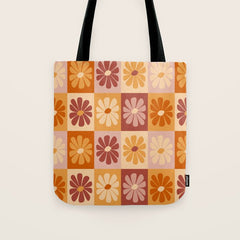 70's Daisy Bloom Tote Bag