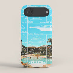 60s UFO sightings iPhone Case