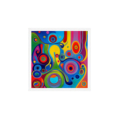 1960s Funky Psychedelic Abstract Art Print
