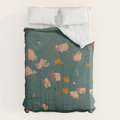 A Field Of Flowers Bloom Duvet Cover