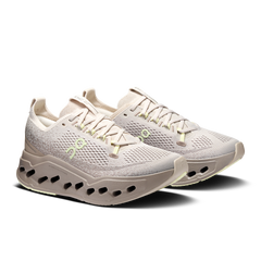 On Running Women's Cloudsurfer Max Shoes - Pelican / Limelight