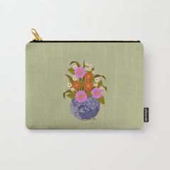 1970s Disco Ball Flower Pot Carry All Pouch