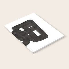 Boulder' Mid Century Modern Fun Abstract Shapes Notebook