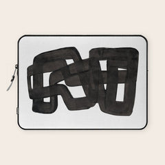 Boulder' Mid Century Modern Fun Abstract Shapes Laptop Sleeve