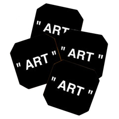 " Art " (Negative) Coaster