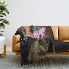Champagne Diet' Marie Antoinette Throw Blanket