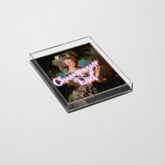 Champagne Diet' Marie Antoinette Acrylic Tray