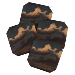 "Cloud Study" by Knud Baade, 1843 Coaster
