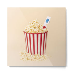 3D movie time Metal Print